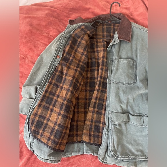 Vintage j.crew chore coat with removable wool lining men’s L - Picture 3 of 10